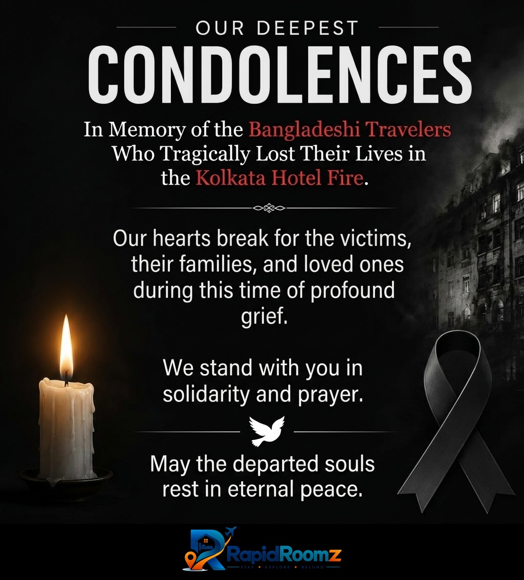 Our Deepest Condolences - Kolkata Hotel Fire Memorial